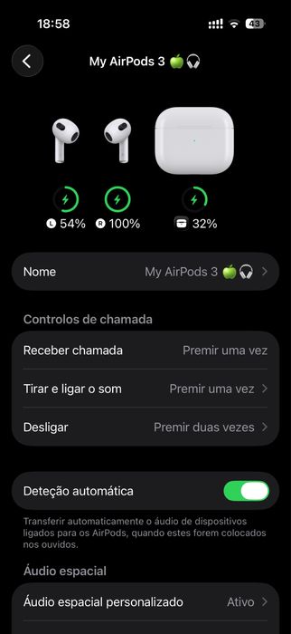 Apple AirPods 3 - para peças