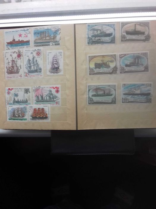 Коллекция марок на разные темы