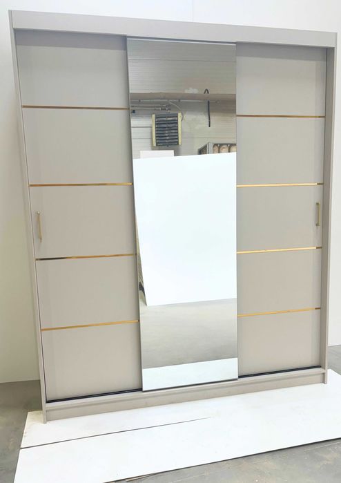 Szafa przesuwna KASZMIR! 180 CM- 3 opcje kolorystyczne! OKAZJA!