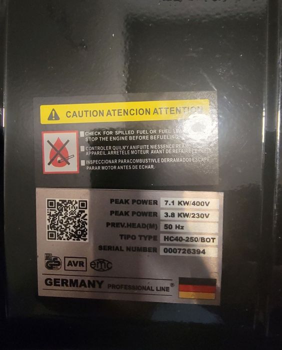 Nowy Agregat Prądotwórczy