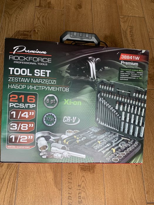 Набір інструментів Rockforce 216 од 38841 w premium