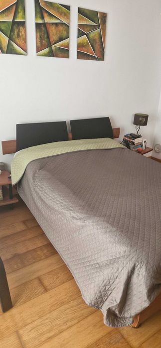 Cama de casal + estrado + colchão