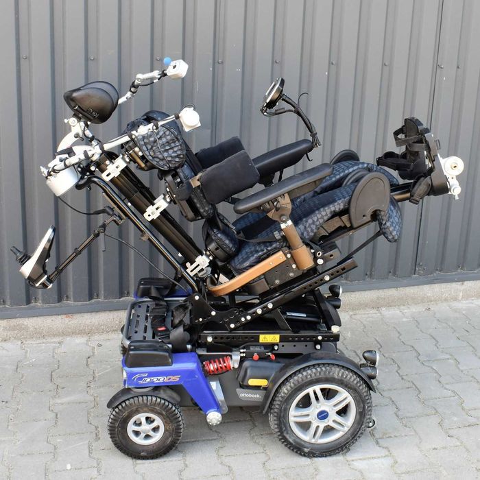 Wózek inwalidzki elektryczny Otto Bock C1000 DS siedzisko Kudu