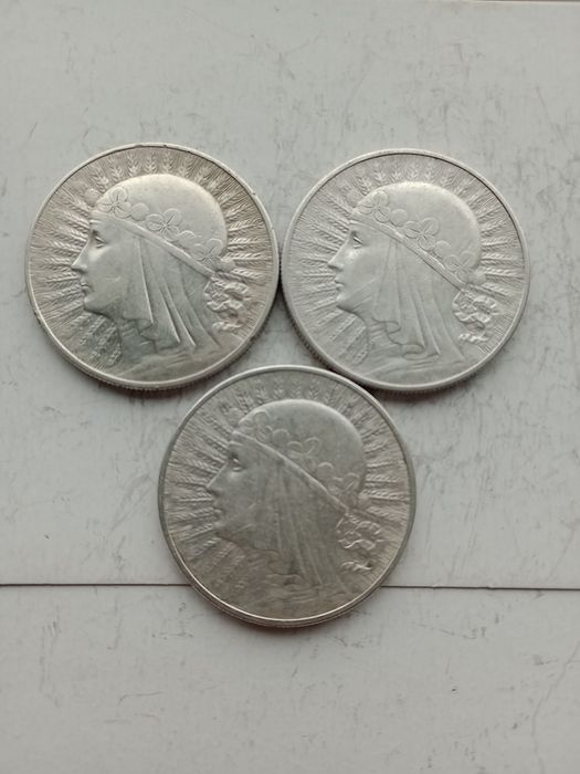 Moneta--10zł Głowa Kobiety--1932-33-srebro