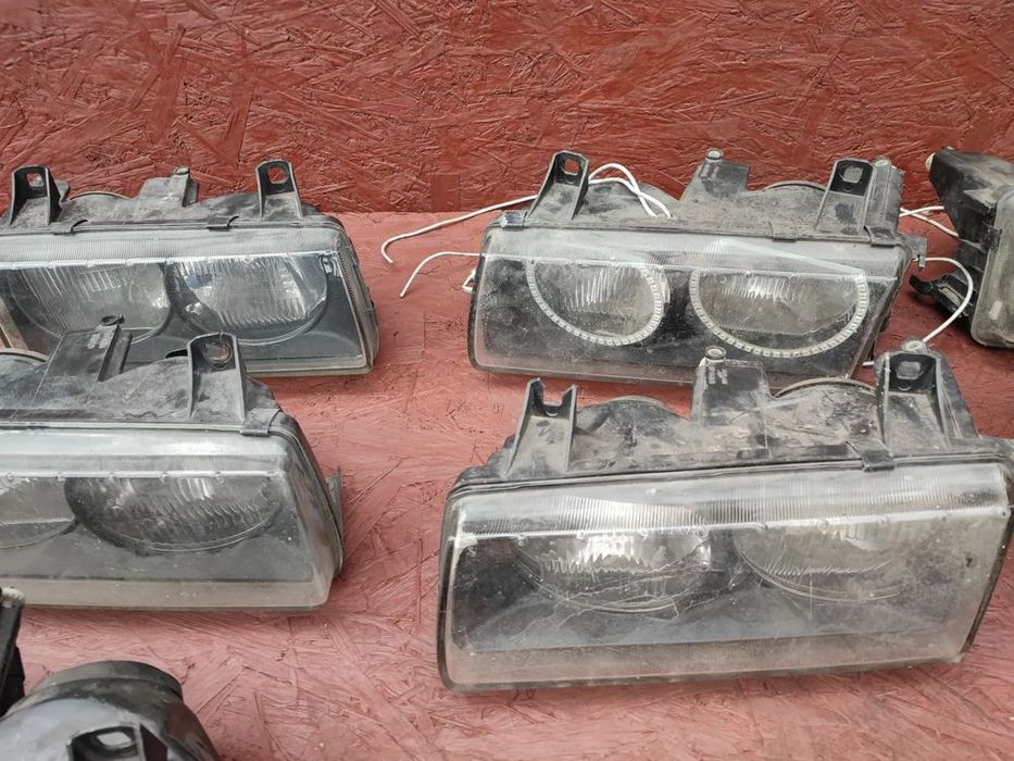 bmw e36 compact oryginalne lampy przednie lewa / prawa o nr. 63 12 8 3