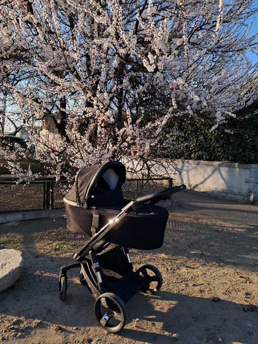 Коляска 2 в 1 Ibebe, з автоматичним тормозом