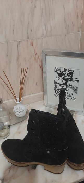 Bota preta em camurça64730169006850122