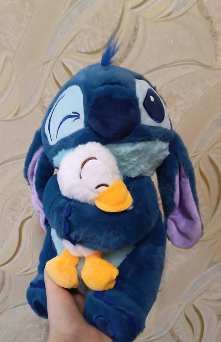 М'яка іграшка Стіч з качкою 30 см