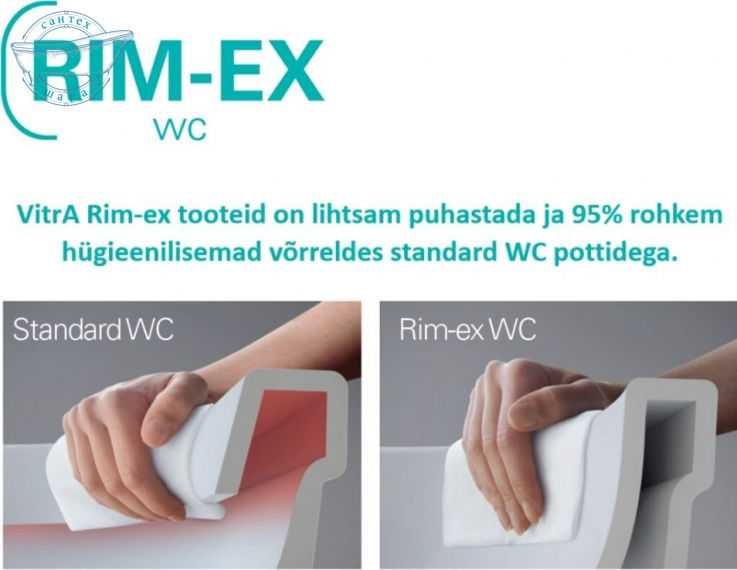 Унітаз-біде підвісний VitrA Integra Bidet Rim - Ex 88-7041B003-7210