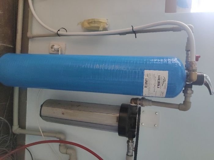 Обезжелезиватель воды 1054 ручной клапан от железа.