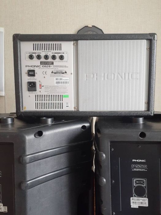 Активний мікшерный пульт Powerpod 1062 Plus+пасивна акустика Phoniс550