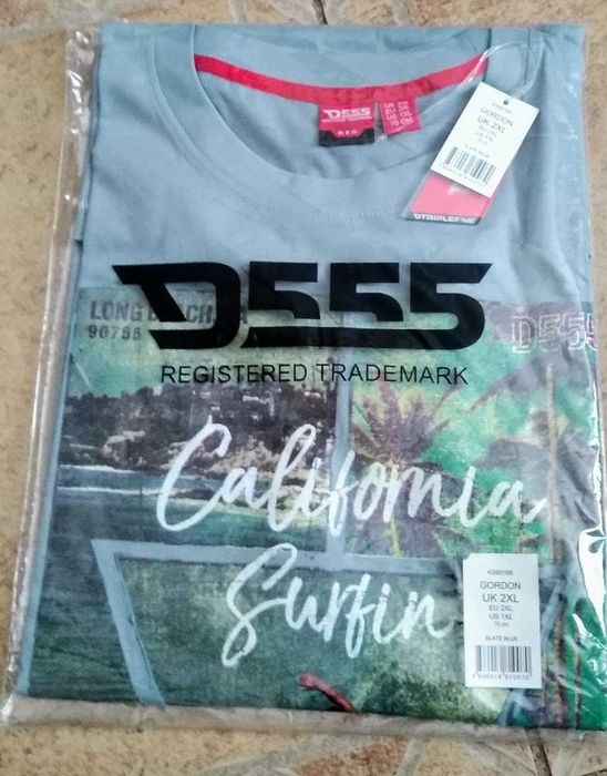 D555 Большой великий розмір футболка чоловіча 2x, 3x, 4x, 5x, 6x, 8xl