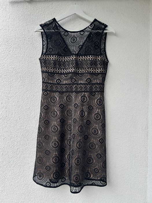 Zara koronkowa sukienka S