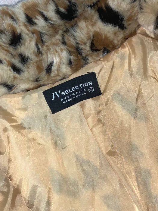 Жіночий полушубок леопард, від відомого австралійського бренду!