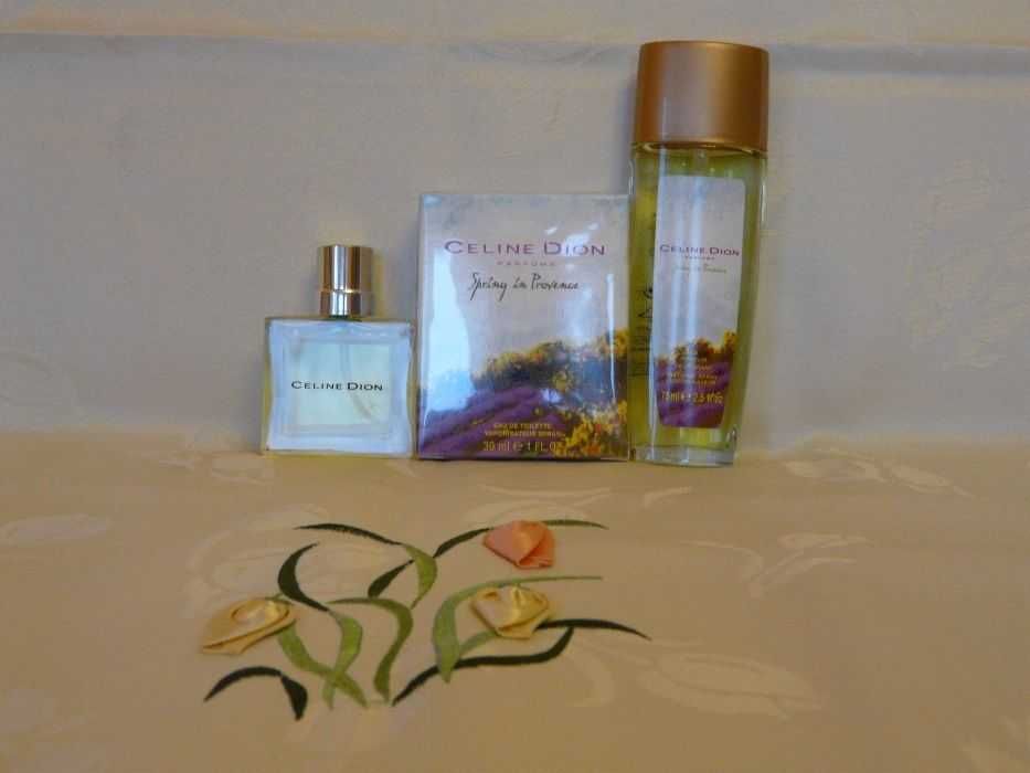 Kate Moss, Celine Dion wody, perfumy, żele