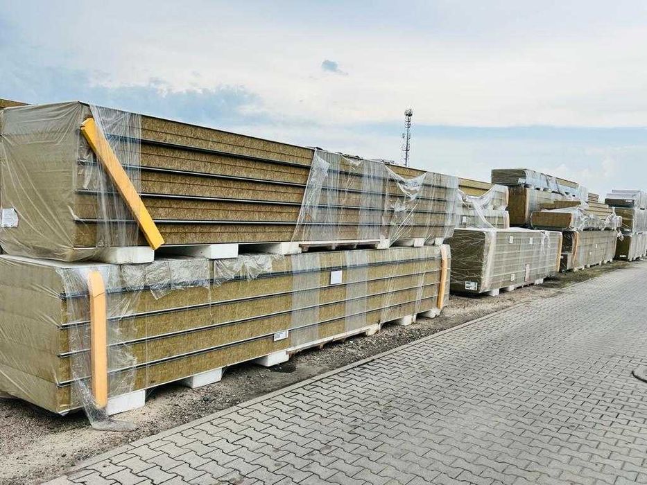 Płyta warstwowa rdzeń wełna 2 gatunek od ręki płyty warstwowe