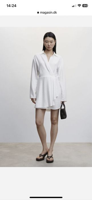 Vestido branco da Mango