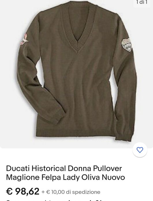 Sweter Ducati Historical damski rozm. M