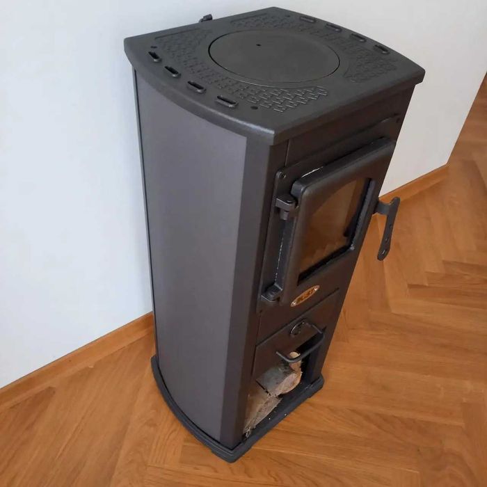 Піч-камін буржуйка Blist Ekonomik Lux 7 кВт печь