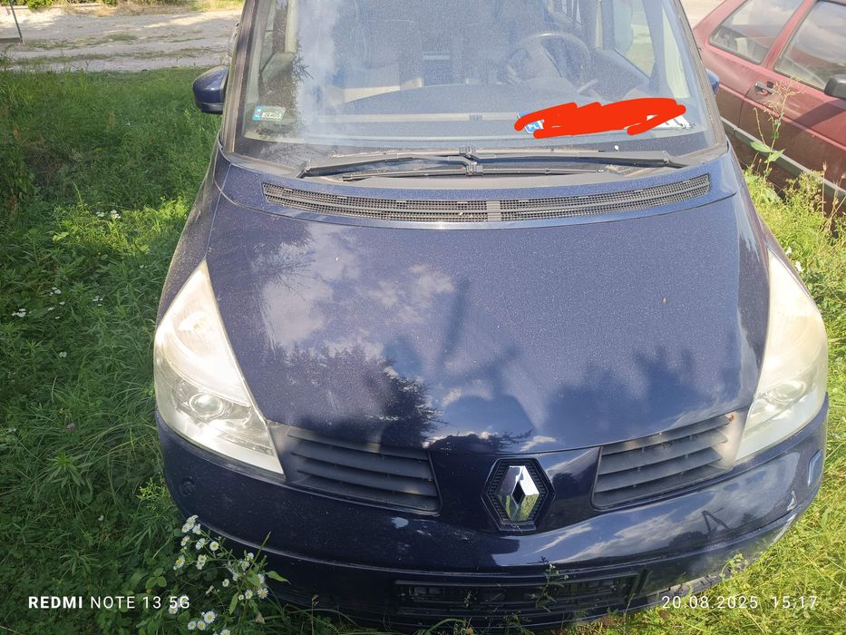 Renault Espace 3.5 lpg uszkodzony