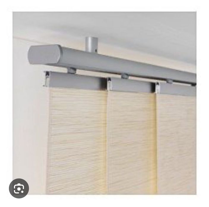 Calha cortina painel japonês ikea