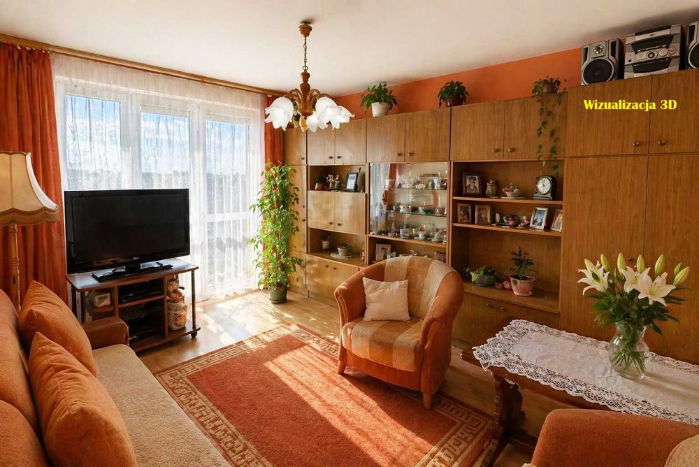 Mieszkanie 46,6 m² z loggią centrum Sandomierza.