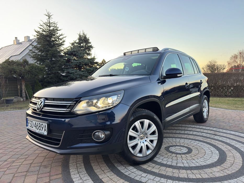 Volkswagen Tiguan Bezwypadkowy 2.0TSI DSG 4MOTION panorama bi-xenon nawigacja kamera hak
