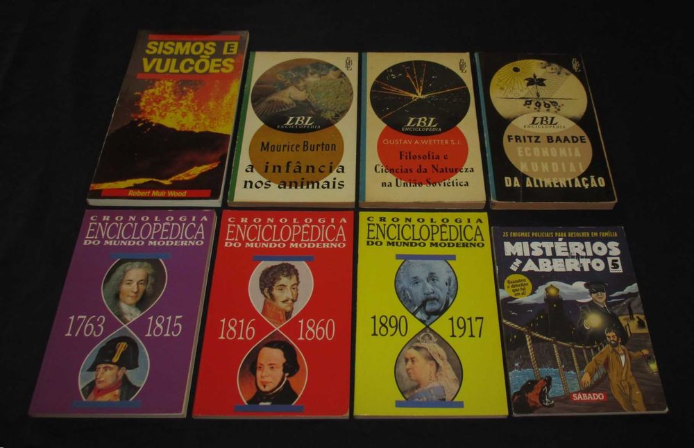 Livros Cronologia Enciclopédica LBL Enciclopédia Enigmas Policiais