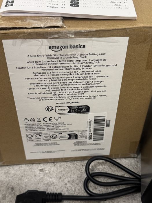 Toster amazon opiekacz  800w