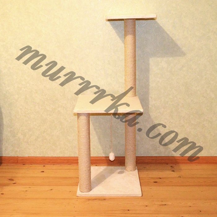 Комплекс-кігтеточка 110 см,джут/бавовна /сизаль,когтеточка