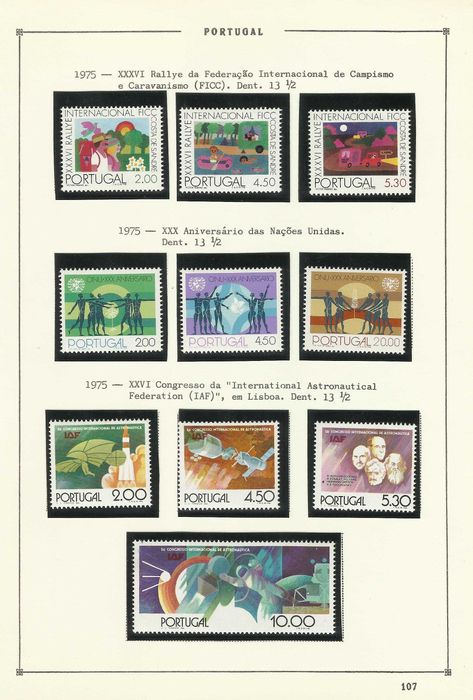 Selos Portugal Volume II de 1970 à actualidade.