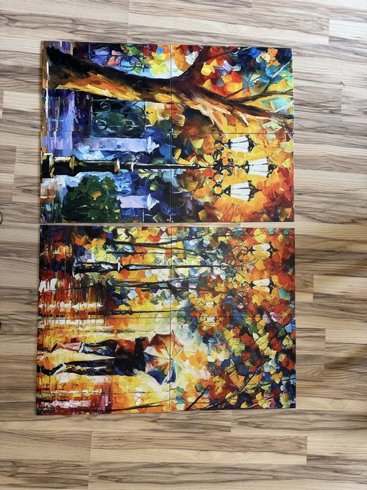 Obrazy , metalowe plakaty DISPLATE , Leovud Afremov