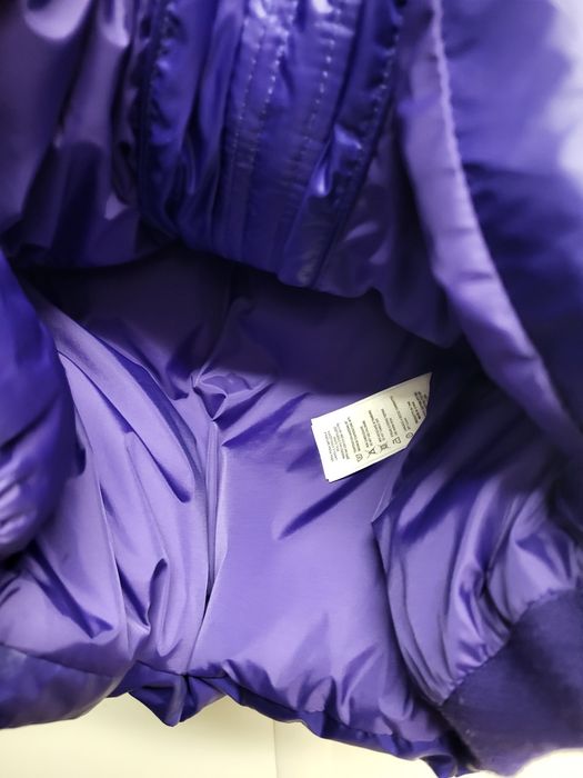 100%puch naturalny pikowana kurtka Adidas  40 ideal