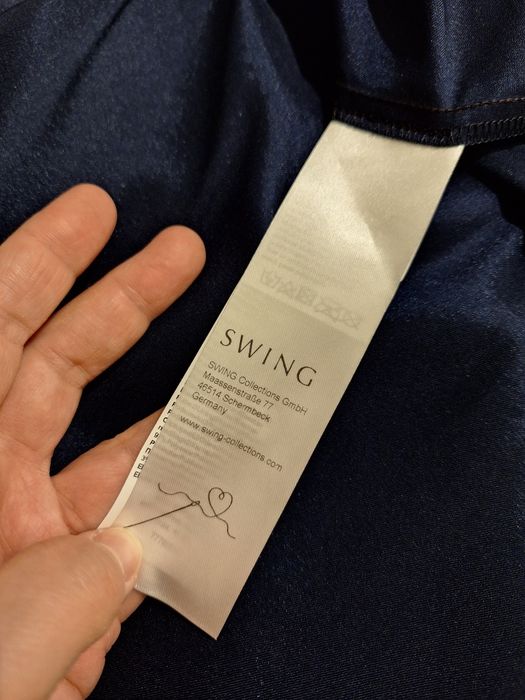 Swing, damska sukienka koktajlowa, r. 4XL/5XL
