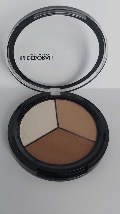 DEBORAH Trio Contour Palette paleta do konturowania twarzy 01 5g