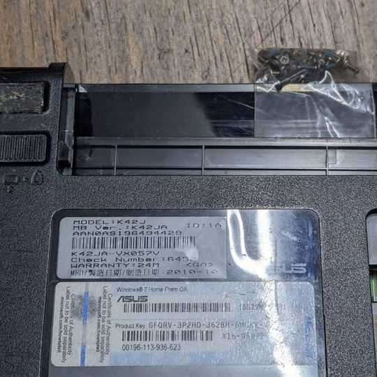 Portátil Asus K42J para peças