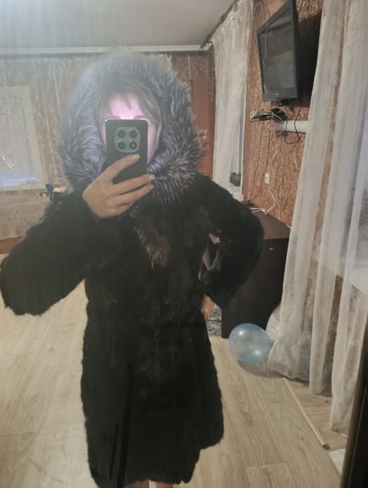 Норкова шуба. Натуральна