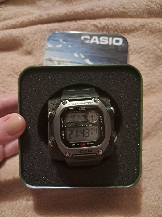 Męski młodzieżowy zegarek Casio DW- 291H wodoszczelny Nowy