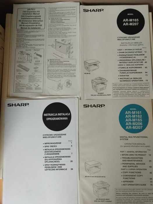 Kserokopiarka-drukarka -skaner SHARP AR-M165
