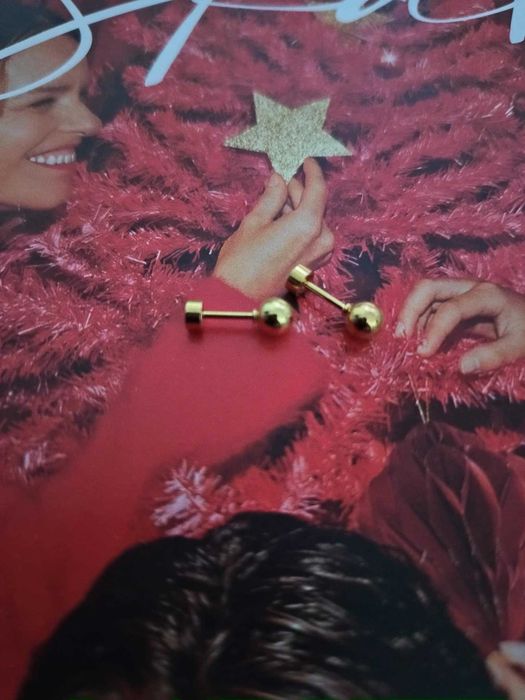 kolczyki kulki stal chirurgiczna