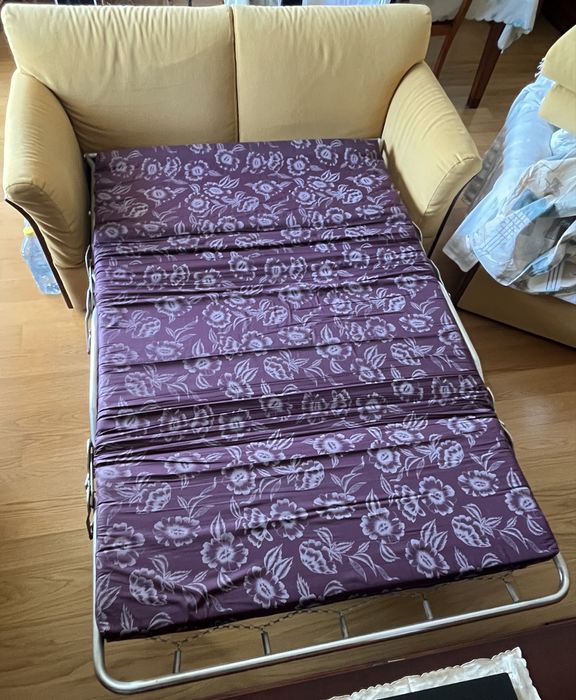 Sofá cama 2 lugares com cadeirão