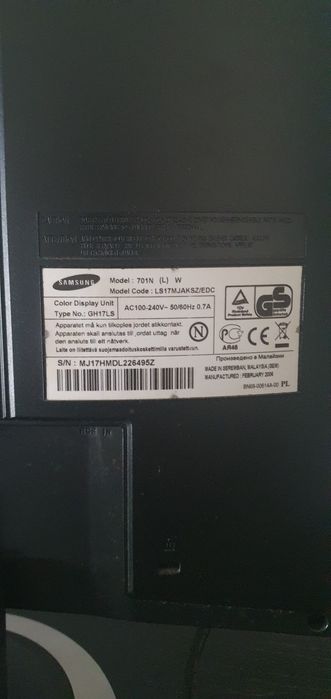 Monitor Samsung 701N432745507633899525