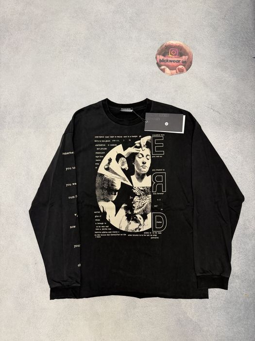 лонгслив Enfants Riches deprimes logo longsleeve S M L rick owens