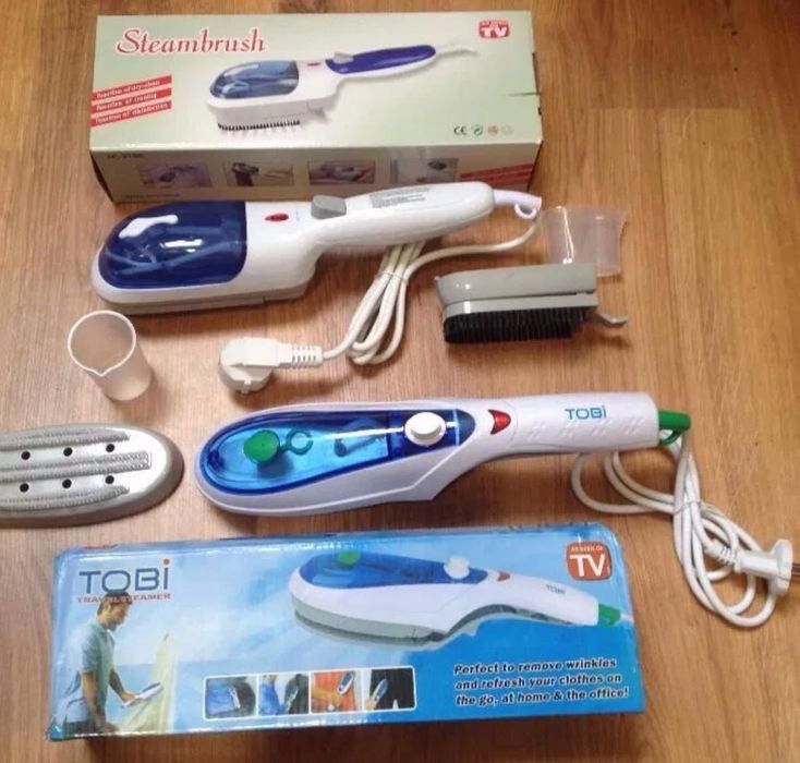 Паровой утюг-Щетка отпариватель steamBrash стим браш ручной tobi