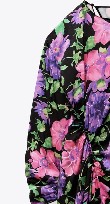 Сукня плаття в квіти zara