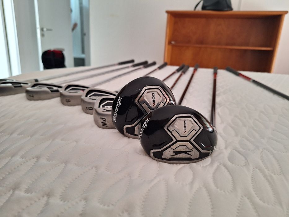 Tacos de golfe e saco