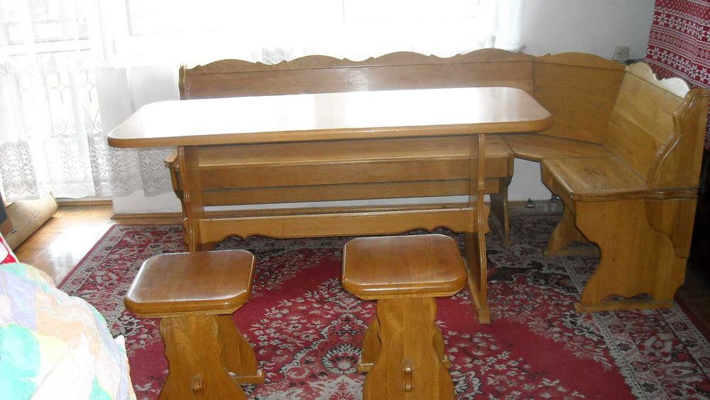 NAROŻNIK kuchenny dębowy