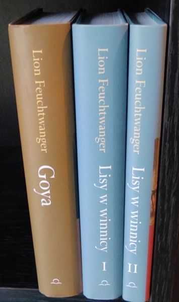 Lion Feuchtwanger/ Powieści historyczne/Świat Książki/3 tomy