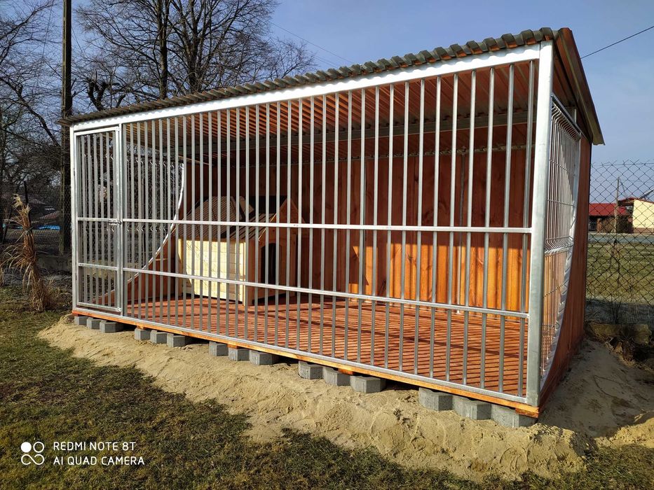 Kojec dla psa nowoczesny ocynkowany Premium 4x2 3x3