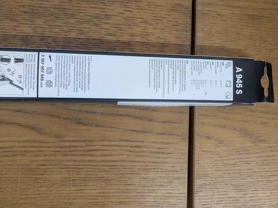 Escovas limpa parabrisas frontal Bosch aerotwin A945S
